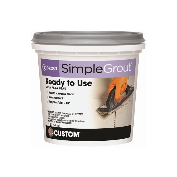 Custom Building Products QT BRTWHT PreMixGrout PMG381QT - main